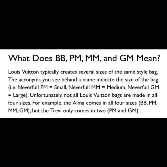 LV Bag size guide - Picture 2 of 5